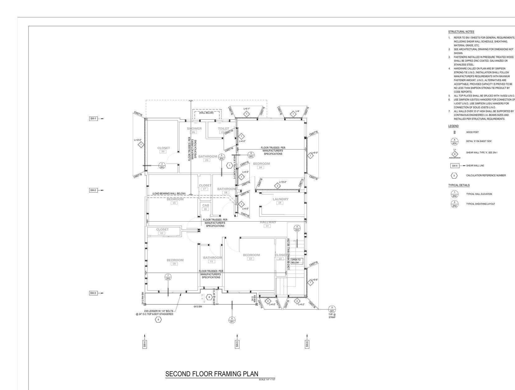 Coordinate the upper story