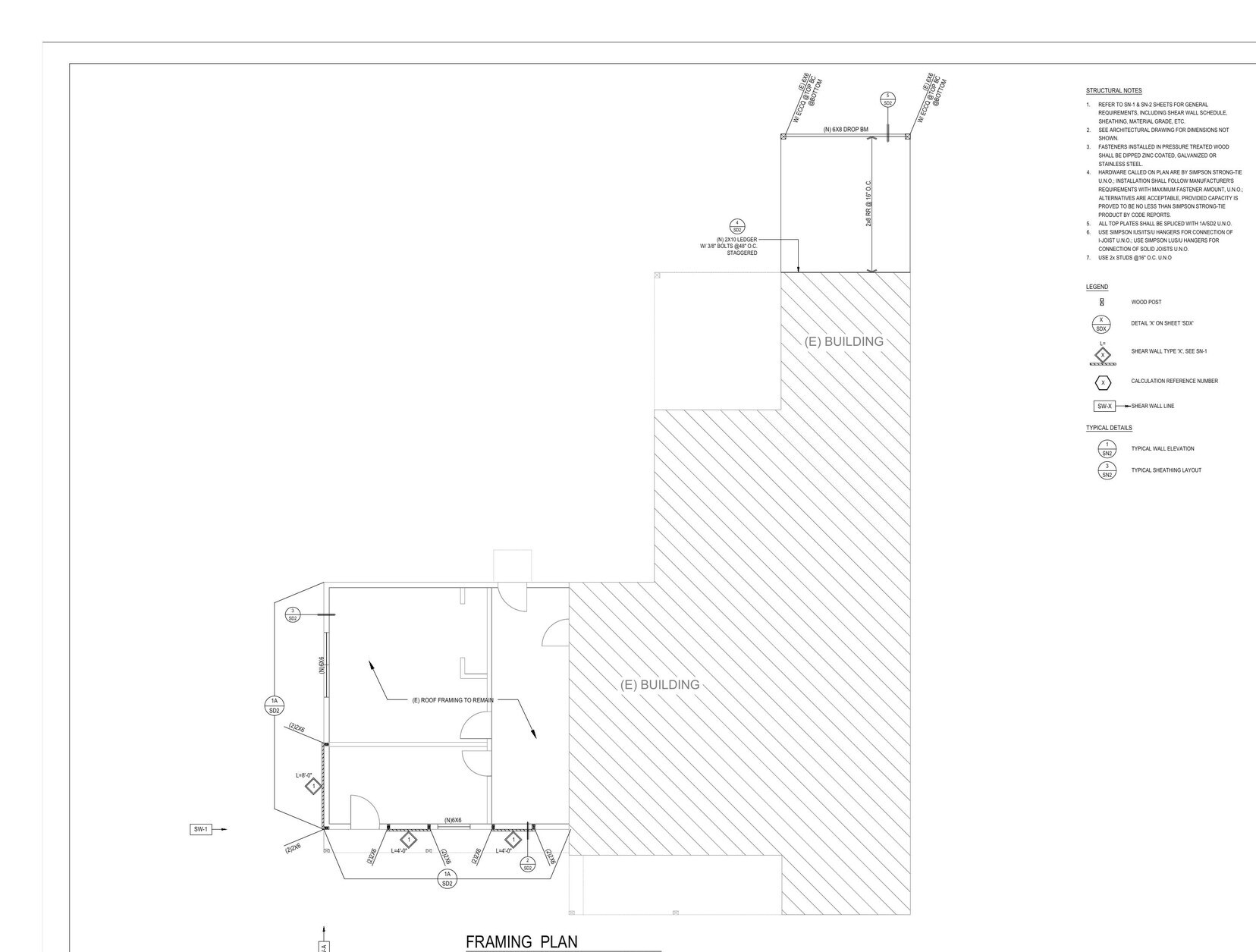 Frame the converted space
